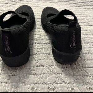 Skechers Black Wedge Shoes